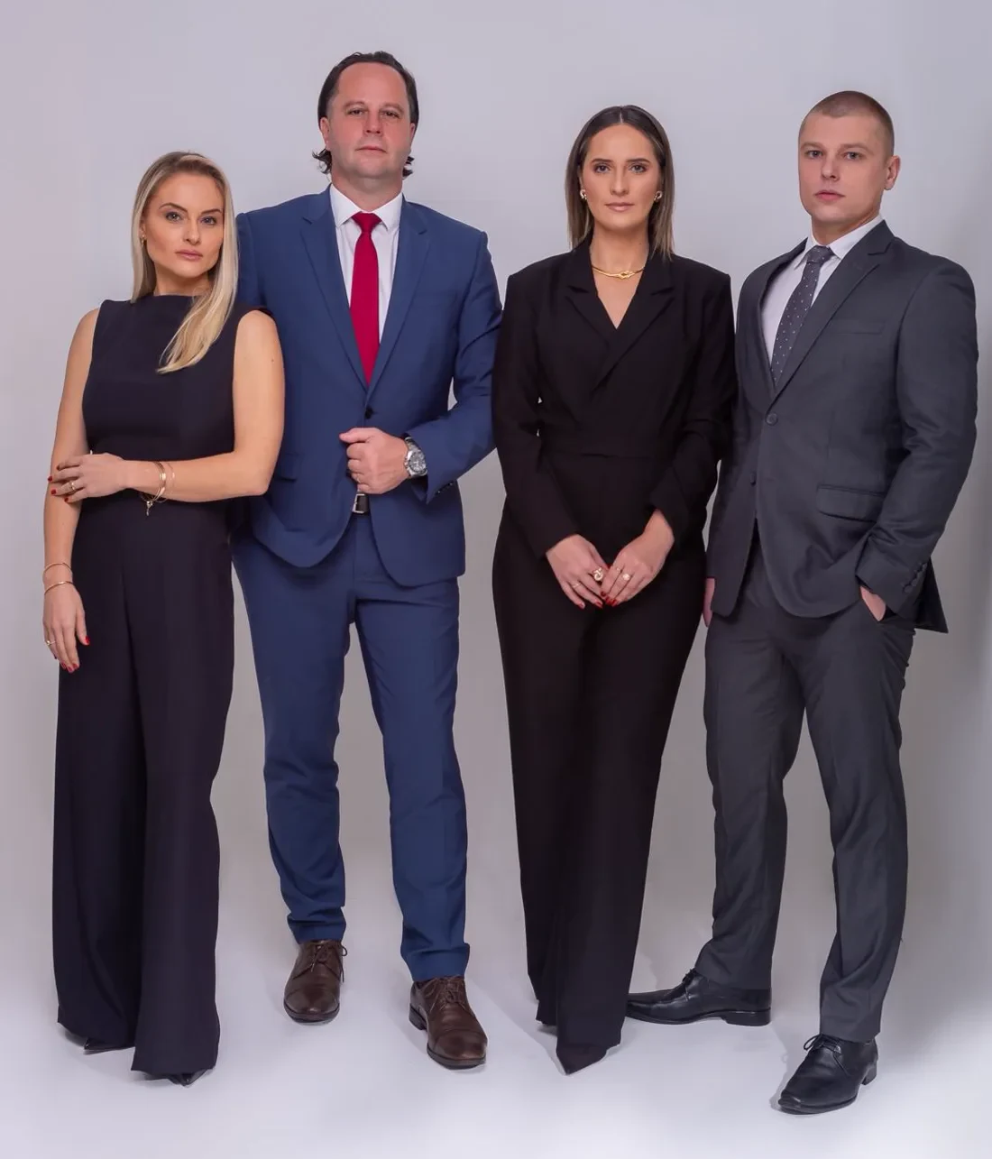 Os sócios Augusto Kummer, Felipe Bergamaschi, Jaqueli Gasperini e Vanessa Urdangarin Bergamaschi